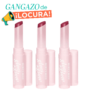 Paquete de 3: Burt's Bees Bálsamos Labiales Gloss & Glow