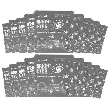 18-Pack: Popmask Bright Eyes Self-Warming Eye Masks