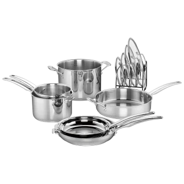 The 11-Piece Stainless Steel Cookware Set