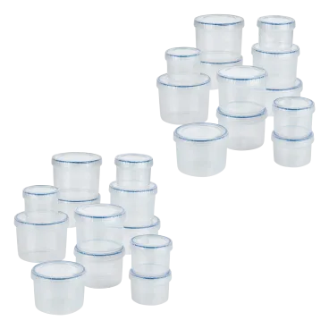 Lock n Lock Easy Essentials 48-Piece Twist Food Storage Set