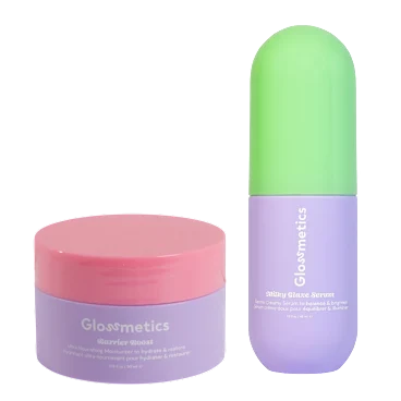 Glossmetics Milky Glaze Face Serum & Barrier Boost Ultra-Nourishing Moisturizer