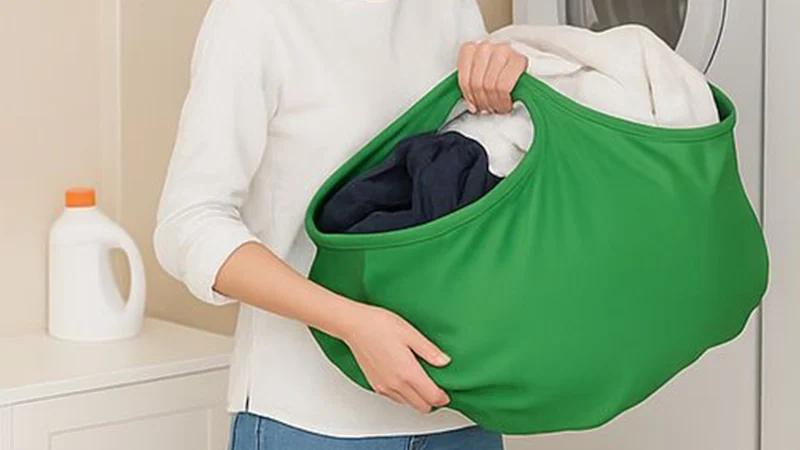 Krediz Collapsible Easy Carry Turtle Laundry Hamper