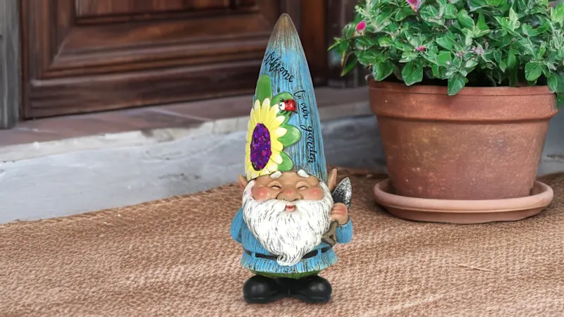 Exhart Colorful Resin Garden Gnome