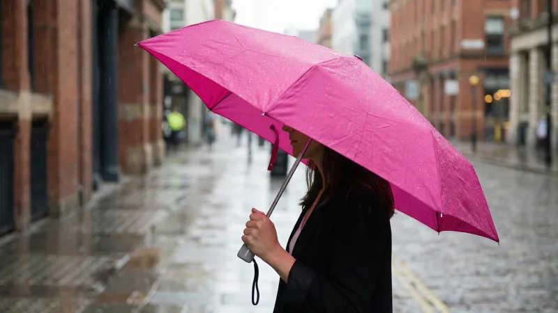 The World's Smallest Automatic Umbrella (Plum)