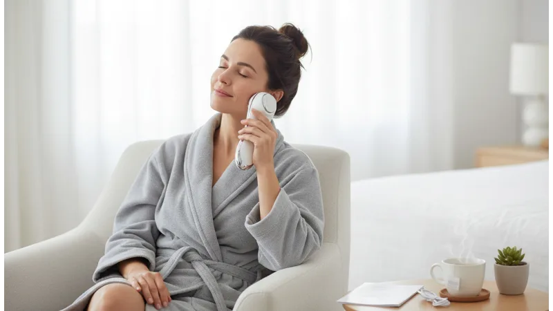 Vysn CoolVibe Revitalizing Hot & Cold Face Massaging Device
