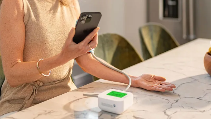 iHealth Track Smart Upper Arm Blood Pressure Monitor with Wide Range Cuff