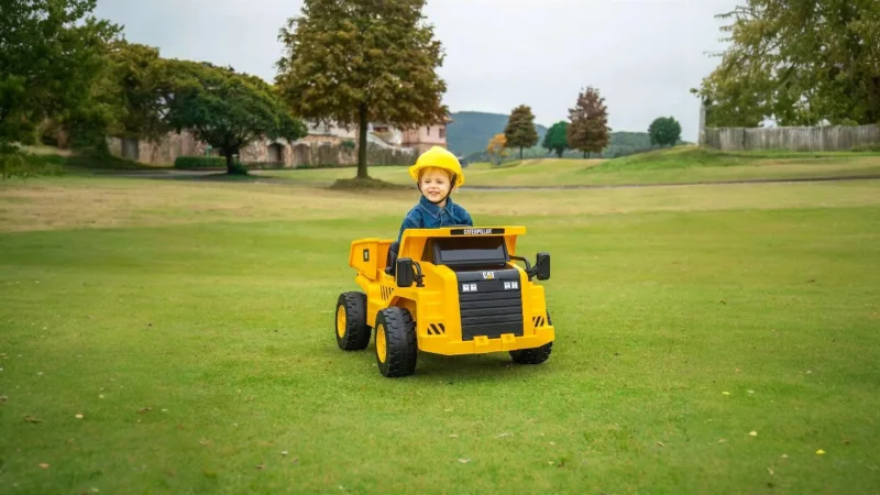 The Electric Ride-On CAT Dump Truck