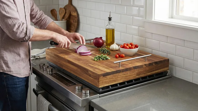 The Stovetop Cutting Board/Cover