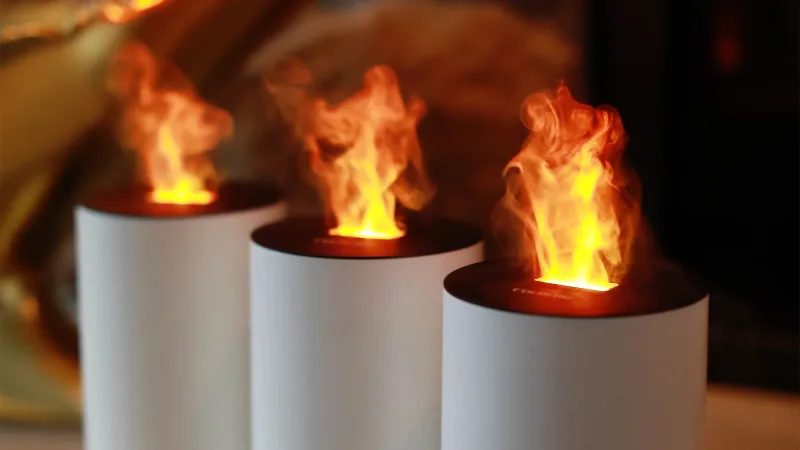 The Indoor/Outdoor Cold Vapor Fireplace