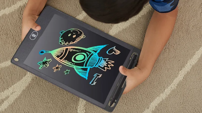 2-Pack: Titan Kids LCD Colorful Drawing Educational Tablet