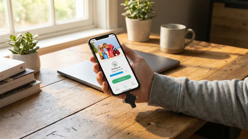 The Instant Backup Smartphone Photo Vault (32 GB)