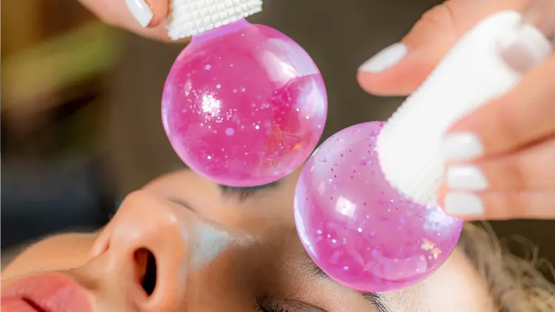 Paquete de 2: Seeboo Globos de Hielo para Masaje Facial