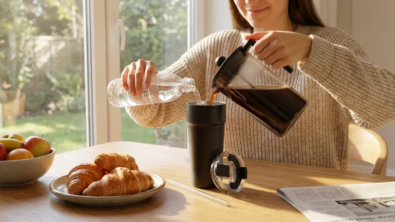 The Dual Chamber Hot And Cold Tumbler