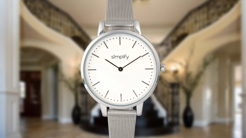 Simplify el Reloj para Dama 5800 con Correa de Malla