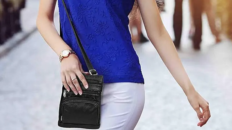 Krediz Genuine Leather Crossbody XL Handbag