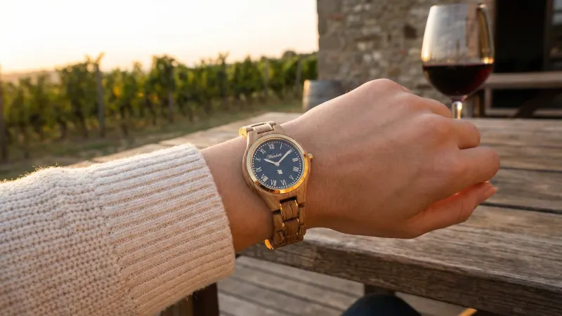 The European Oak Wine Barrel Watch (Women's)