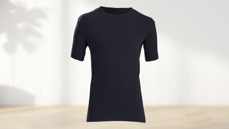 Paquete de 4: No Nonsense Camiseta de Manga Corta (Negro y Carbón Jaspeado)