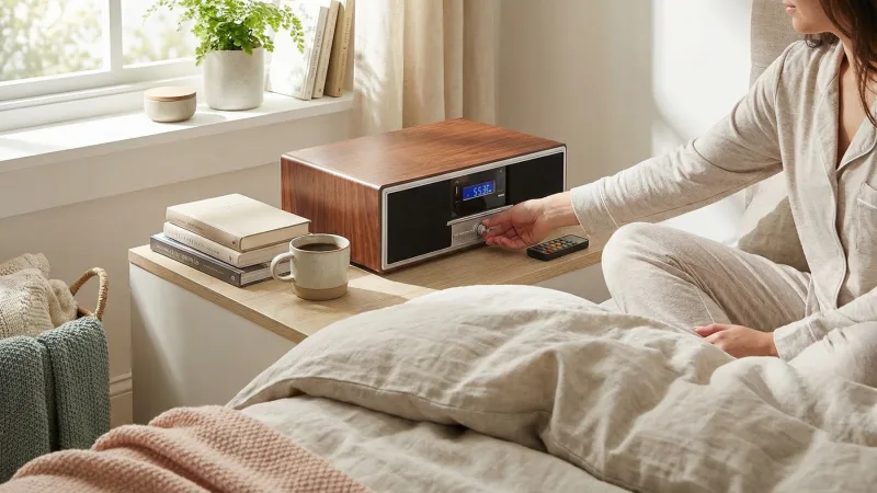 The CD Playing Multiformat Tabletop Radio