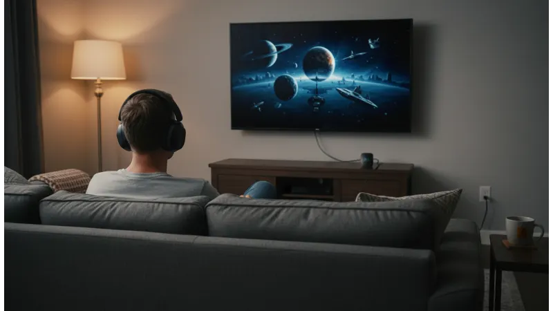 The Truly Wireless 3D TV Headphones