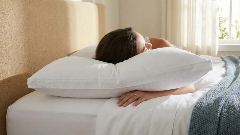 The Superior European Down Pillow (Queen Medium)
