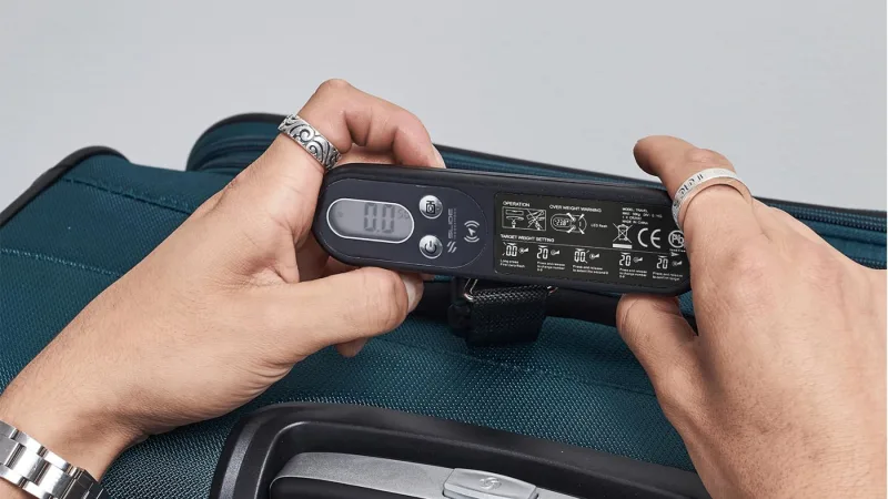 The Apple Find My Enabled Luggage Scale