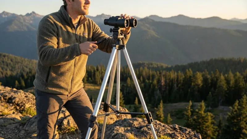 Telescoping Tripod For Binoculars