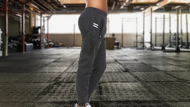 3-Pack: Men's Moisture Wicking Joggers with Zipper Pockets