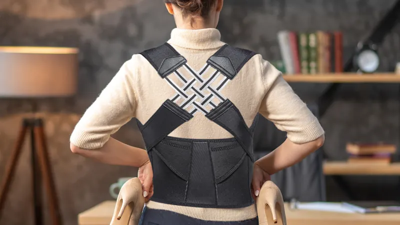 Extreme Fit Adjustable Back Posture Corrector & Shoulder Support Brace