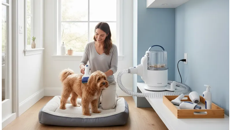 INSE P50 Pet Grooming Vacuum Kit