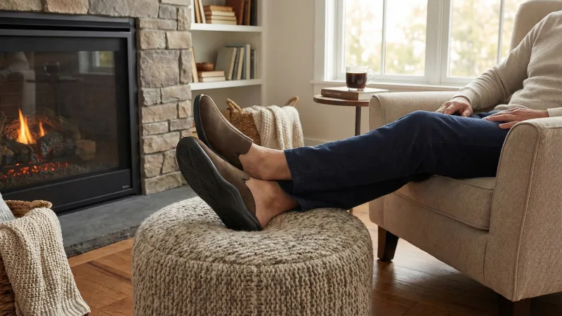 The Gentleman's Walk On Air Indoor/Outdoor Slippers