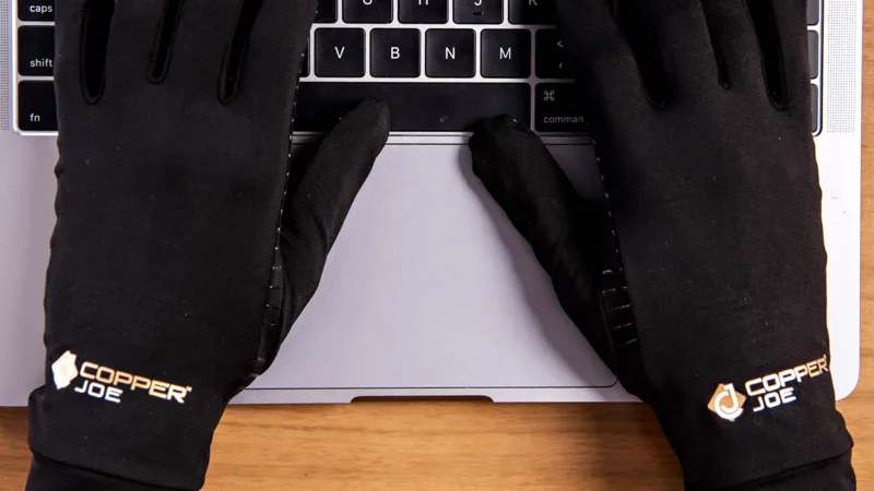 The Pair of Full-Finger Hand Compression Gloves