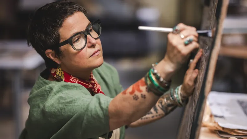 The Italian-Crafted Parker Bold Readers with Blue-Light Lenses