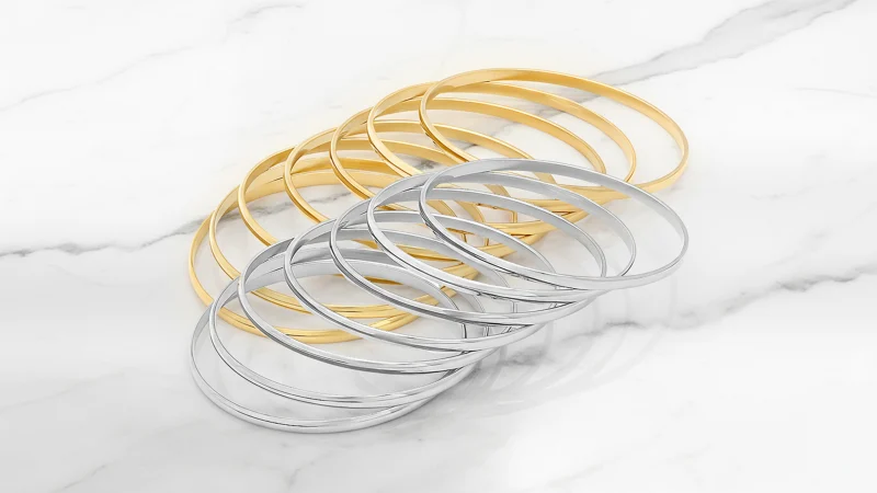 Steeltime Set de 14 Pulseras para Mujer