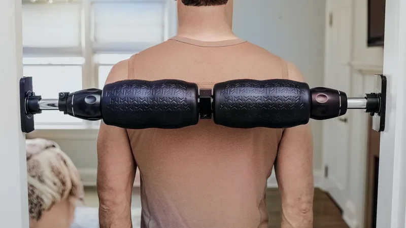 The Door-Mounted Foam Massage Roller System