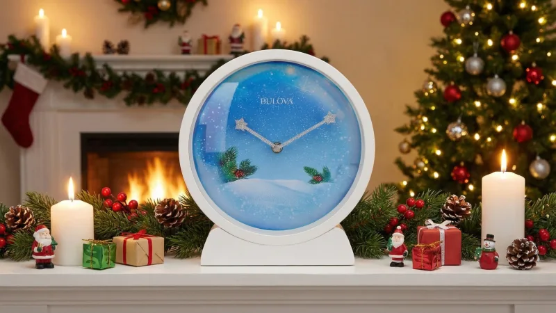 The Winter Wonderland Christmas Caroling Clock