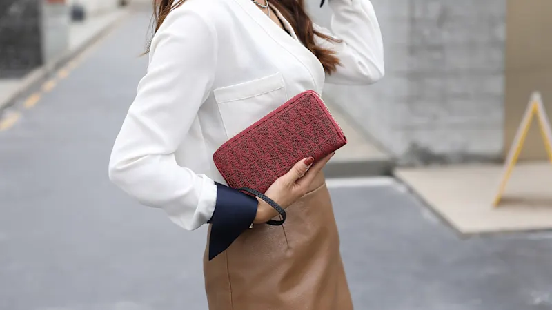 MKF Collection Danielle Milan M Signature Wristlet by Mia K.