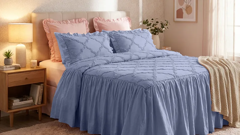 Emryn House 100% Cotton Chenille Bedspread Set
