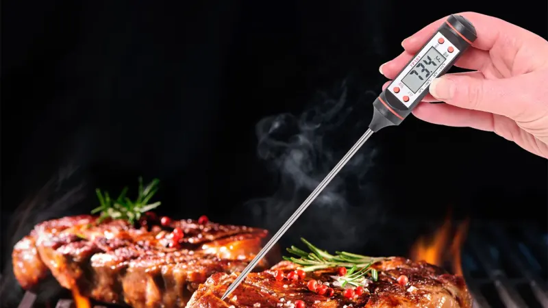 Cheer Collection Instant Read Digital Food Thermometer