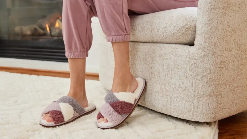 The Hand-Crafted Sherpa Slipper with Artisan Woven Details