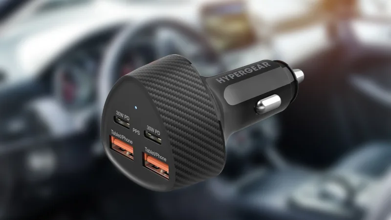 HyperGear Speedboost Quad PD 77W Car Charger