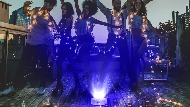 Tech Theory Illuminated Sound Activated Party Light