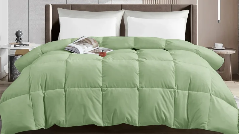 Hannah Linen Down Alternative Comforter Duvet Insert