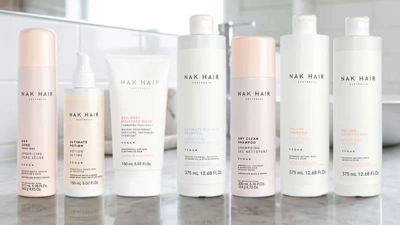 NAK Hair Australia 7-Piece Haircare Set