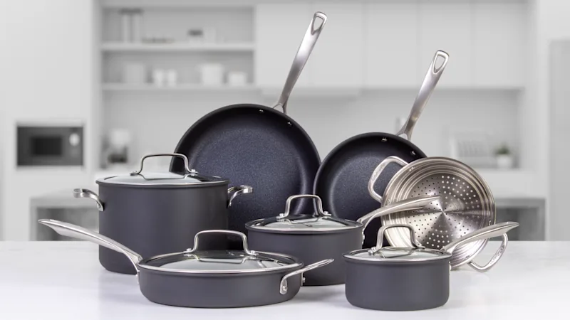 Cuisinart 11-Piece Hard Anodized Nonstick Cookware Set