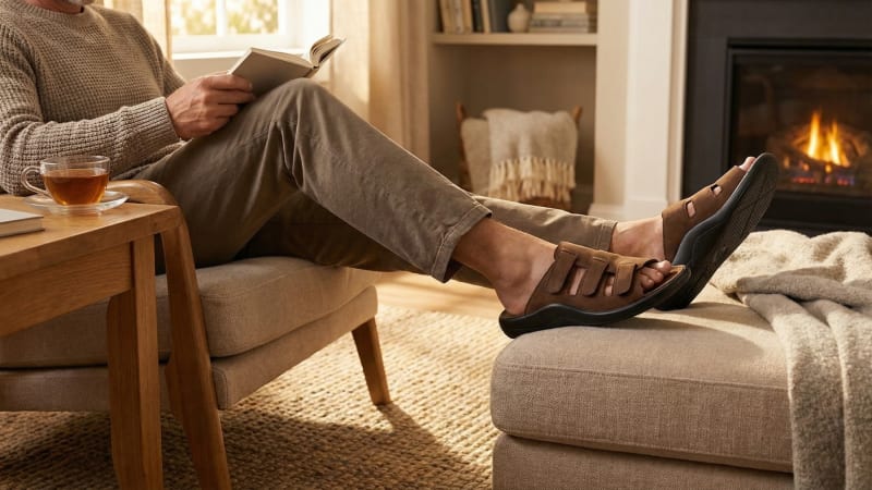 The Gentleman's Walk On Air Adjustable Sandals