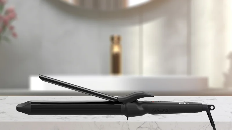 Cortex Beauty PRO Barrel Temperature Control Extra Long Curling Iron