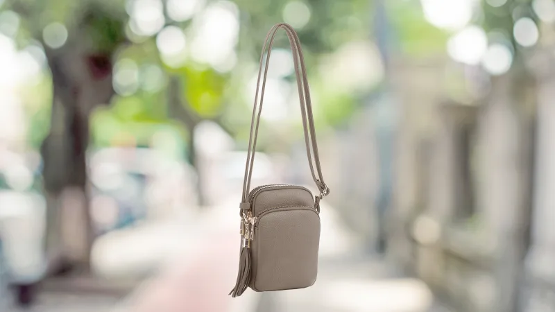 Poppy & Harper Nora Triple Compartment Crossbody