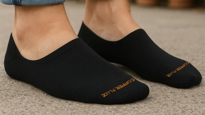 3-Pack: CopperFlux Copper Infused No Show Socks