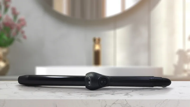 ISO Beauty Twister Tapered Tourmaline-Infused Ceramic Cool Tip Pro Curling Wand
