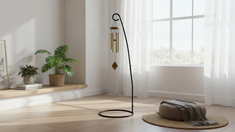 The Chime and Bell Metal Floor Stand